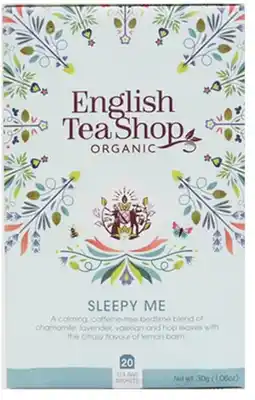 healthylife English Tea Shop Organic Wellness Tea Sleepy Me 20 Teabags offer