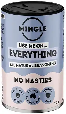 healthylife Mingle Use Me On Everything All Natural Seasoning 50g offer