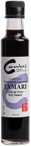 healthylife Carwari Organic Tamari Soy Sauce 250ml offer