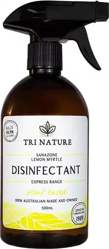 healthylife Tri Nature Sanazone Disinfectant Lemon Myrtle 500ml offer