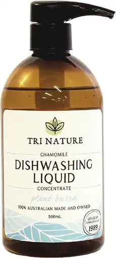 healthylife Tri Nature Dishwashing Liquid Concentrate Chamomile 500ml offer