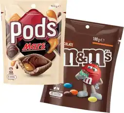 IGA M&M’s 130‑180g, Pods 160g or Maltesers 120‑140g Share Pack Selected Varieties offer