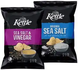 IGA Kettle Potato Chips 150‑165g Selected Varieties offer