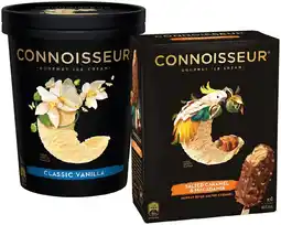 IGA Connoisseur Gourmet Ice Cream 1 Litre, 4 Pack or Mini 6 Pack Selected Varieties offer
