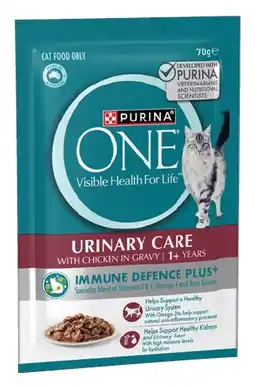 IGA Purina One Wet Cat Food 70g Selected Varieties offer