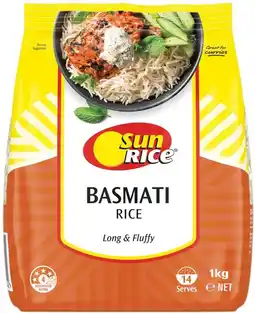 IGA SunRice Basmati Rice 1kg offer