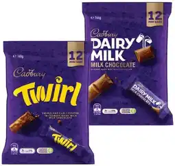 IGA Cadbury Share Pack 120‑180g Selected Varieties offer