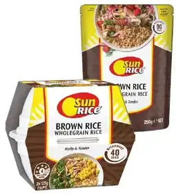 IGA SunRice Steamed Rice Microwave Cups 2 Pack or 90 Seconds Microwave Rice 250g Selected Varieties offer
