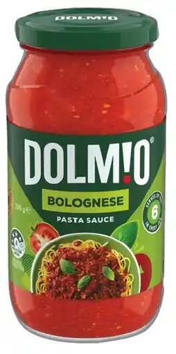 IGA Dolmio Pasta Sauce 490‑500g Selected Varieties offer