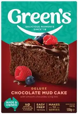 IGA Green’s Baking Mix 380-630g Selected Varieties offer