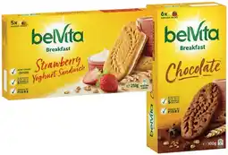 IGA BelVita Breakfast Biscuits 300g or Strawberry Yoghurt Sandwich 253g Selected Varieties offer