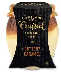 IGA Gippsland Dairy Crafted Extra Thick Yogurt 150g Selected Varieties offer