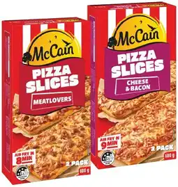 IGA McCain Pizza Slices 600g Selected Varieties offer