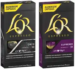 IGA L’OR Espresso Coffee Capsules 10 Pack Selected Varieties offer
