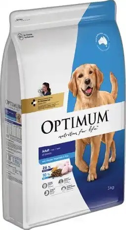 IGA Optimum Dry Dog Food 2.5‑3kg Selected Varieties offer