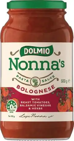 IGA Dolmio Nonna’s Pasta Sauce 500g Selected Varieties offer