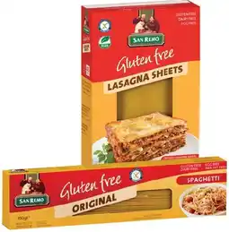 IGA San Remo Gluten Free Pasta 200‑350g or Pulse Pasta 250g Selected Varieties offer