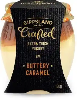 IGA NEW Gippsland Dairy Crafted Extra Thick Yogurt 150g Selected Varieties offer