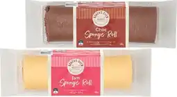 IGA Baker’s Oven Chocolate or Jam Sponge Roll 400g offer