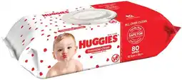 IGA Huggies Essential Clean Fragrance Free Baby Wipes 80 Pack offer