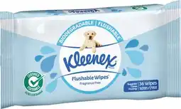 IGA Kleenex Biodegradable Flushable Wipes 36 Pack offer