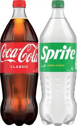 IGA Coca‑Cola, Sprite or Fanta 1.25 Litre Selected Varieties offer