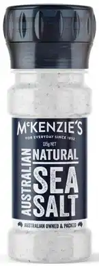 IGA McKenzie’s Natural Sea Salt 115g or Pink Rock Salt 100g offer