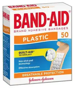 IGA Band-Aid Plastic Strips or Clear Strips 40-50 Pack Selected Varieties offer