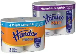 IGA Handee Ultra Tripe Length Paper Towel 2 Pack or Pro Double Length 2 Pack offer