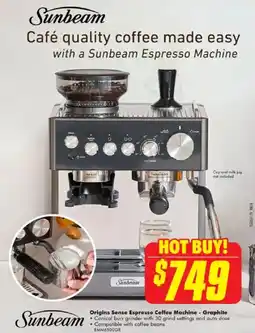 The Good Guys Origins sense espresso coffee machine offer