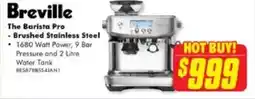 The Good Guys Breville the barista pro - brushed stainless steel offer