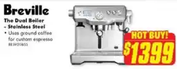 The Good Guys Breville the dual boiler stainless steel offer