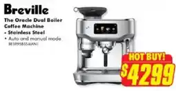 The Good Guys Breville the oracle dual boiler coffee machine offer
