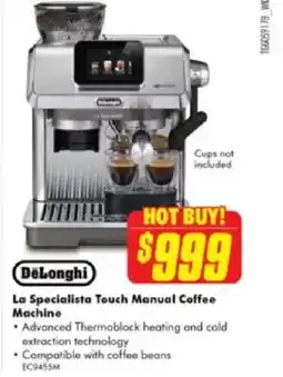 The Good Guys La specialista touch manual coffee machine offer