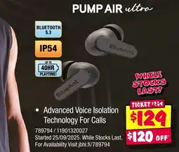 JB Hi-Fi Pump air ultra offer