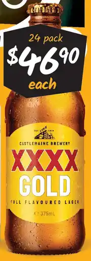 Cellarbrations XXXX Gold Stubbies offer