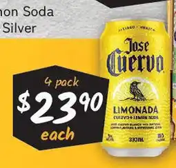 Cellarbrations Jose Cuervo Limonada Cuervo & Lemon Soda Cans offer