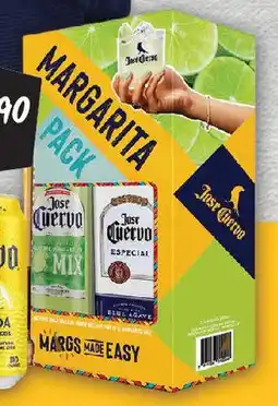 Cellarbrations Jose Cuervo Especial Silver Tequila & Margarita Mix offer