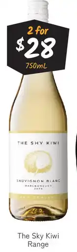 Cellarbrations The Sky Kiwi Range offer