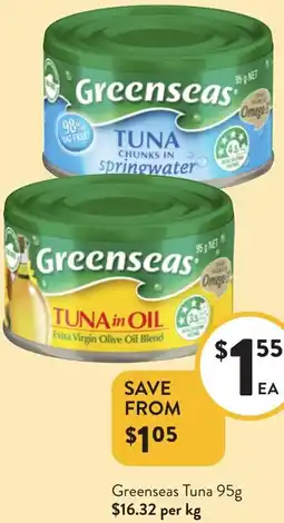 Foodworks Greenseas Tuna offer