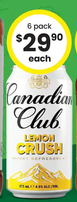 Canadian club lemon crush