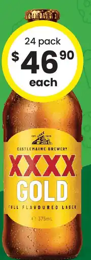 The Bottle O Castlemaine brewery xxxx gold offer