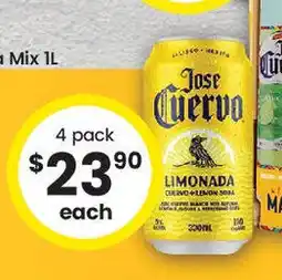 The Bottle O Jose cuervo offer