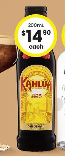 The Bottle O Kahlua offer