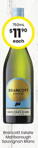 The Bottle O Brancott estate marlborough sauvignon blanc offer
