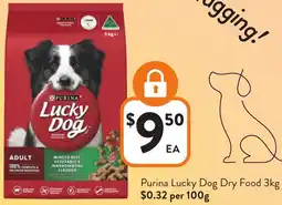 Foodworks Purina Lucky Dog Dry Food offer