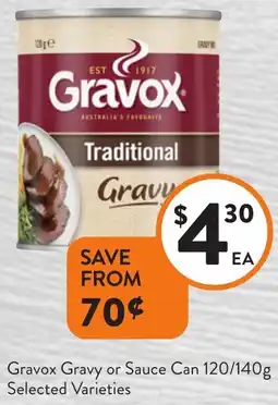 Foodworks Gravox Gravy or Sauce Can offer