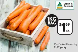 Foodworks Pre-Packed Carrots offer