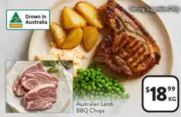 Foodworks Australian Lamb BBQ Chops offer