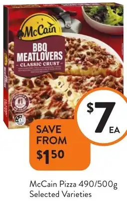 Foodworks McCain Pizza offer